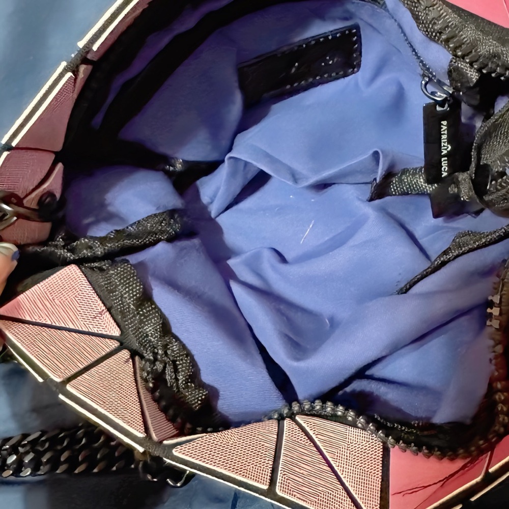 NWOT - Patrizia Luca Pink Chic Crossbody Bag - Picture 5 of 7